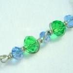 Wire Wrapped Swarovski Nec..