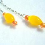 Opal Earrings Canary Yello..